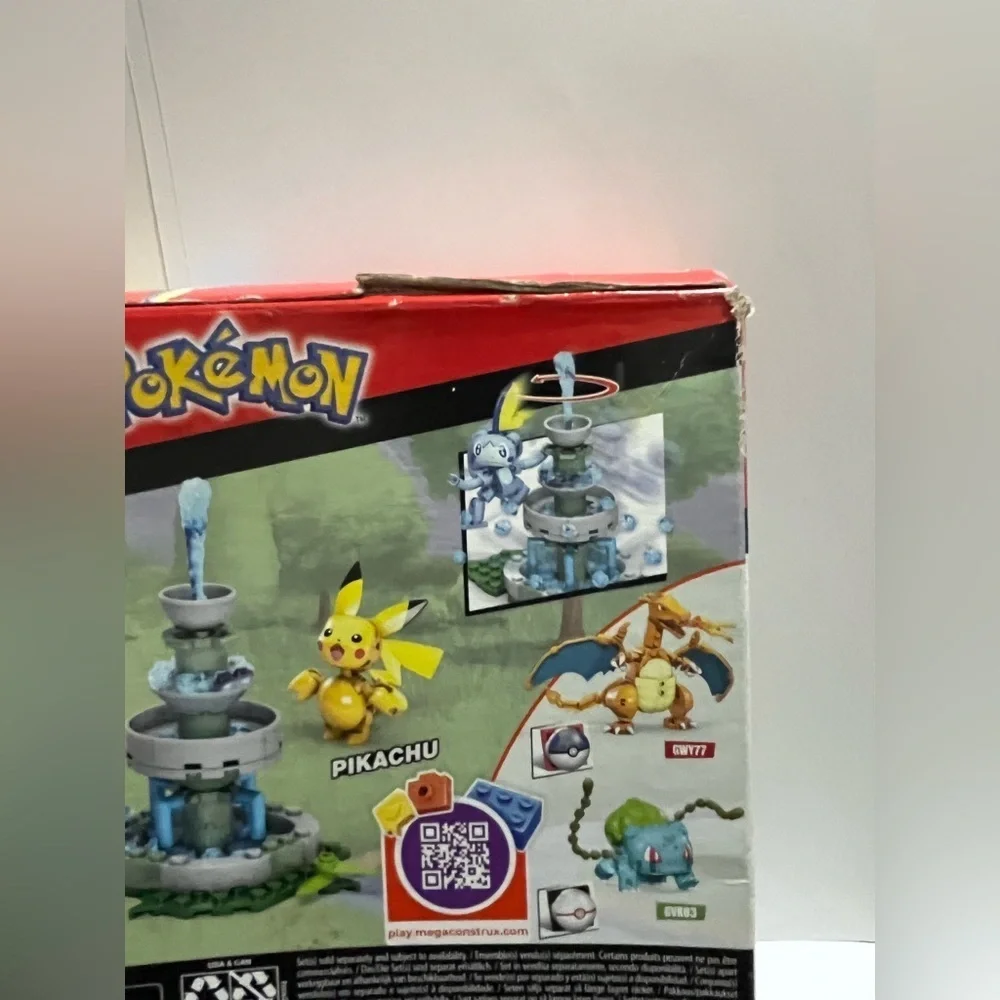 Mega Construx Pokemon Pikachu vs. Sobble Set-Distressed packaging-124 pcs